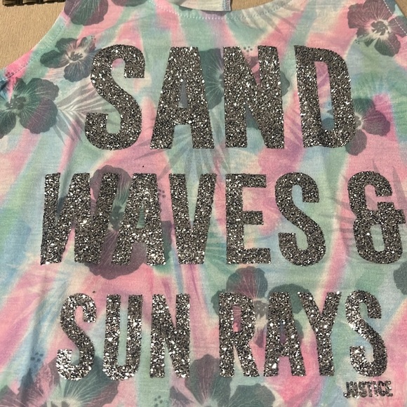 Justice Girls 2 Piece active wear set Size 12 EUC - Picture 8 of 11